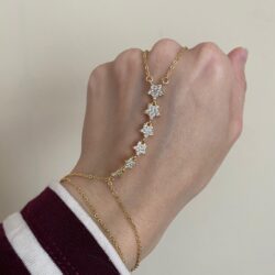 Beş Yıldız Detaylı Işıltılı El Şahmeranı