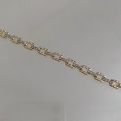 Dikdörtgen Halkalı Taş Detaylı Bileklik