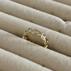 Baget ve Göz Figürlü Yüzük