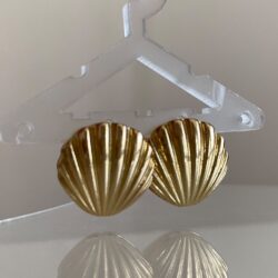 Marina Deniz Kabuğu Gold Küpe