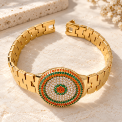 Imperia Soleil Gold Bileklik - Roselora 14K Gold Kaplama Xuping Bileklik