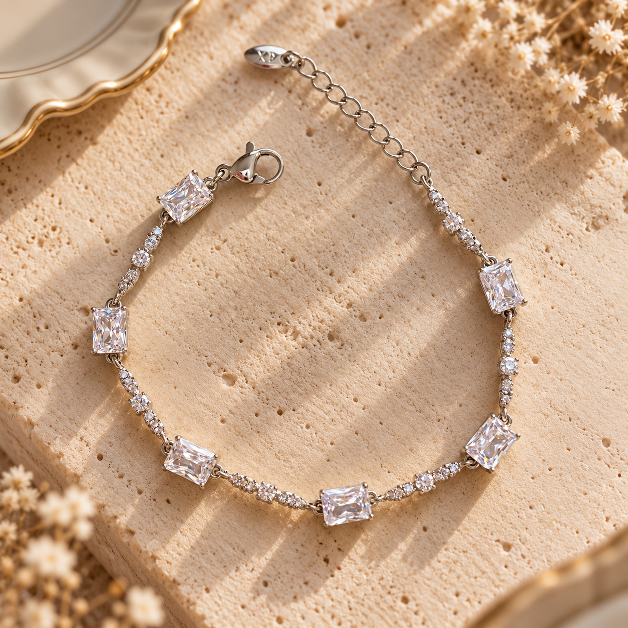 Diamora Baget Bileklik - Roselora 14K Gold Kaplama Xuping Bileklik